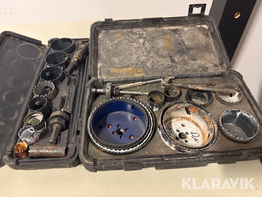 Hålsågar Rigid 2 lådor