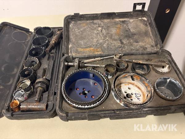 Hålsågar Rigid 2 lådor