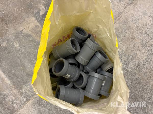 Avloppsrör/Dubbelmuff Pipelife PP 50