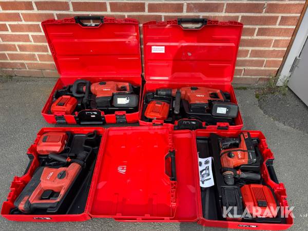 Kombihammare, Bilningsmaskin 4st Hilti