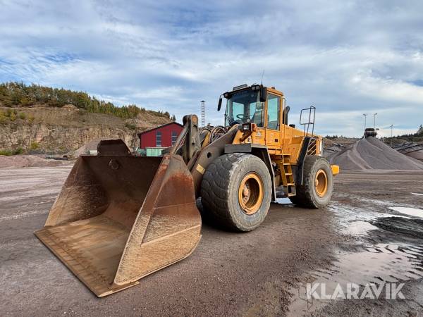 Hjullastare Volvo L180E med skopa