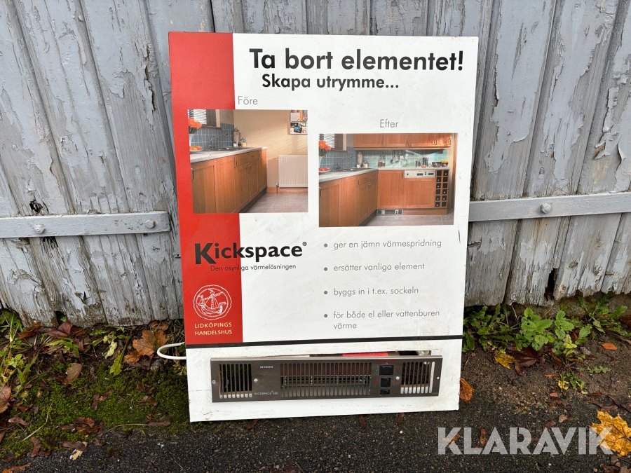 Fläktkonvektor Myson Kickspace 500