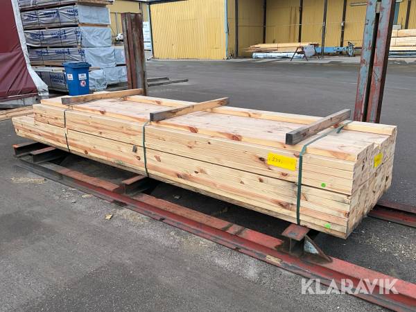 Virkespaket Hyvlat 45x170 240 Löpmeter