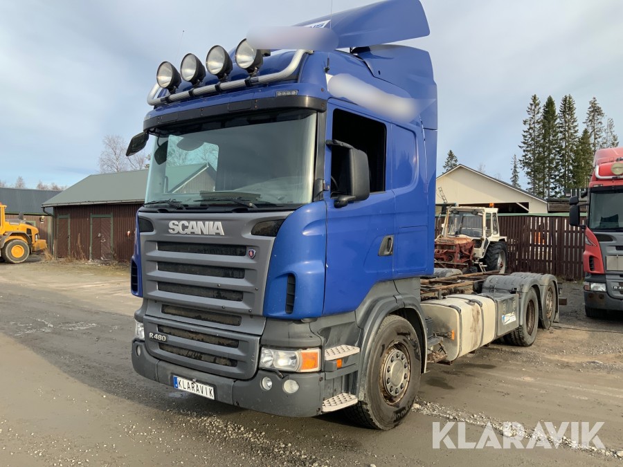 Lastbil Chassi Scania R480 med snabblås 