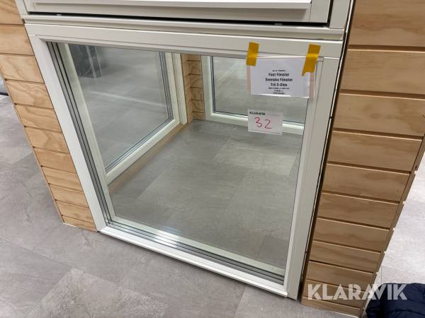 Fast Fönster Svenska Fönster 3-glas Trä