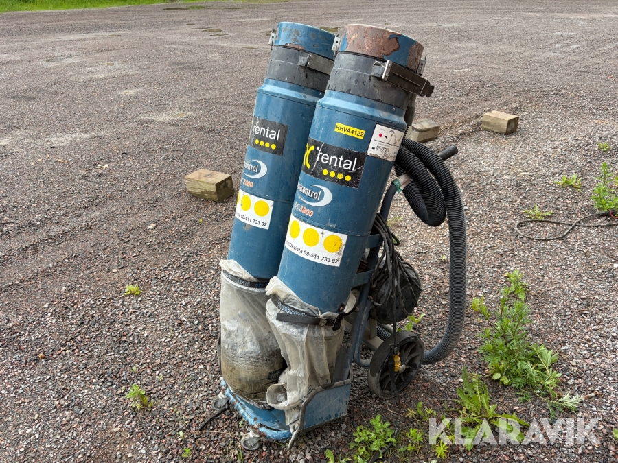 Stoftavskiljare Dustcontrol DC 3800 Twin