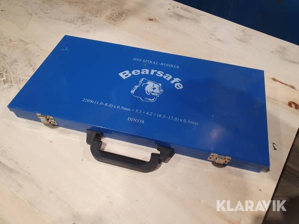 Borrsortiment HSS Spiralborr 220 st