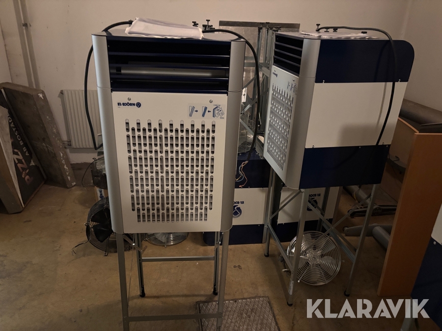 Torkrumsavfuktare El-Björn A 75 F/R med ställning 2st
