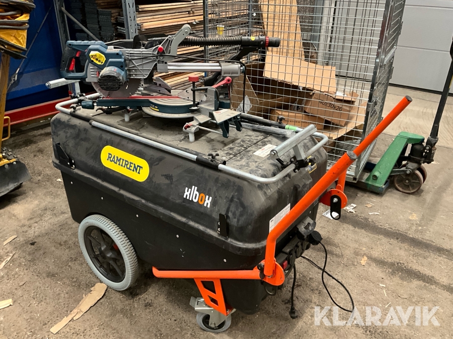 Kap och gersåg Bosch GCM 8 SJL med verktygsvagn