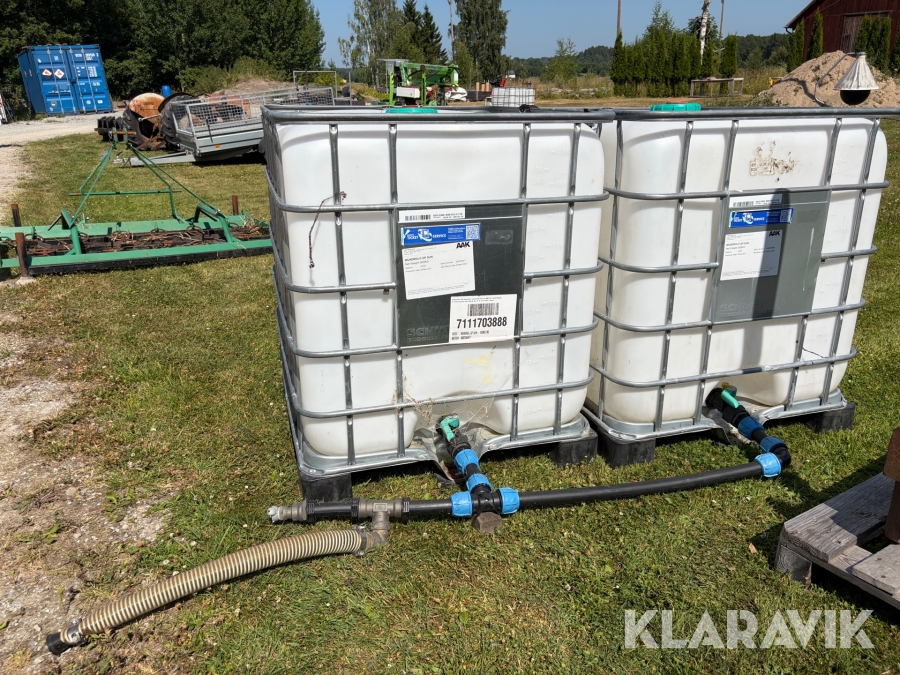 IBC-tank Schütz 1000 L 2 st