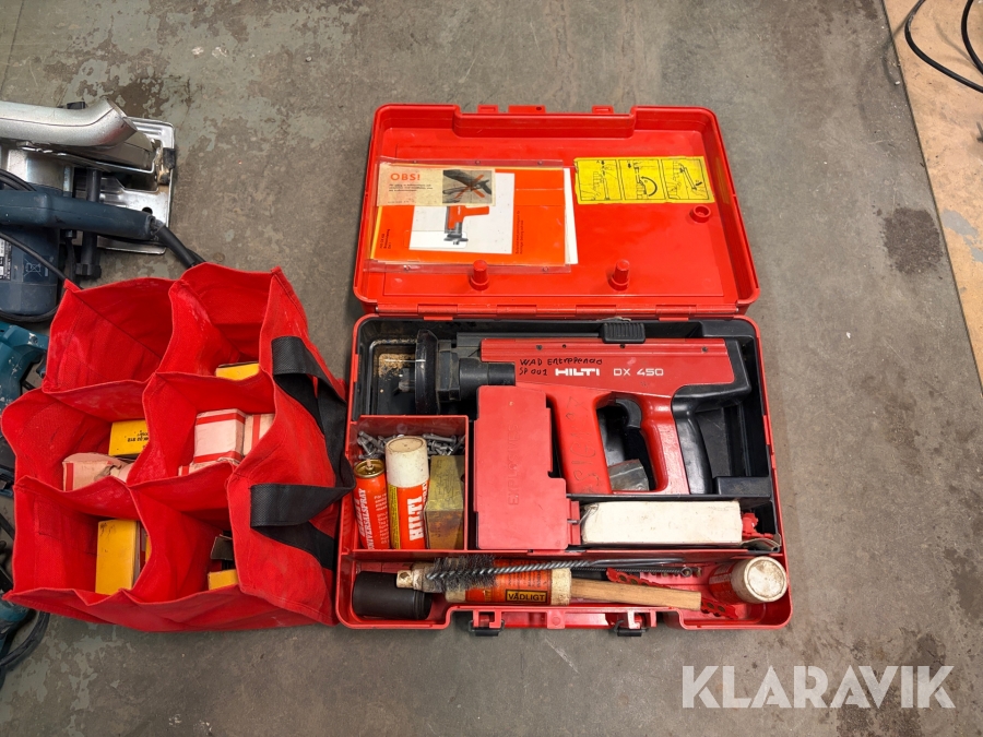 Bultpistol krutdriven Hilti DX 450