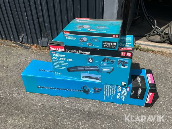 Häcksax lövblås Makita 40v Li-ion