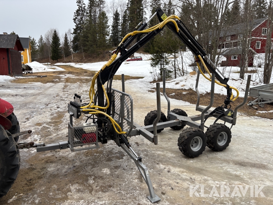 Timmervagn Jansen HRW-30 med kran