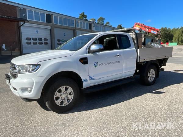 Pickup Ford Ranger SuperCab 2.0 EcoBlue 4x4 SelectShift med kran 