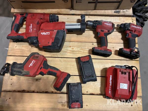 Handverktyg Hilti tigersåg, slagborr, skruvdragare, Mutterknack