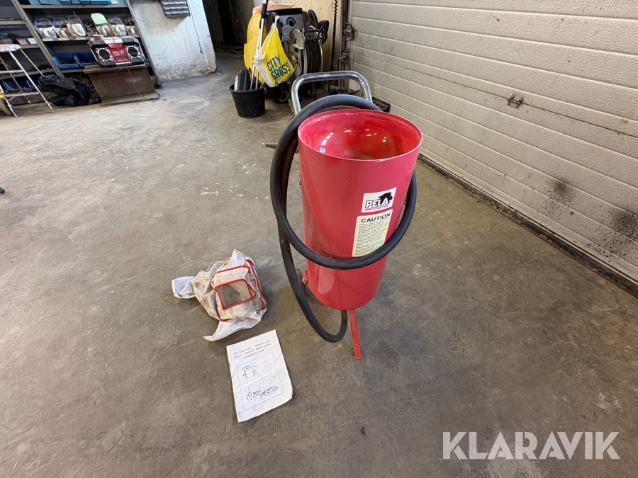 Bläster Pela Auto XH-RA10 Mobil sandblästertank