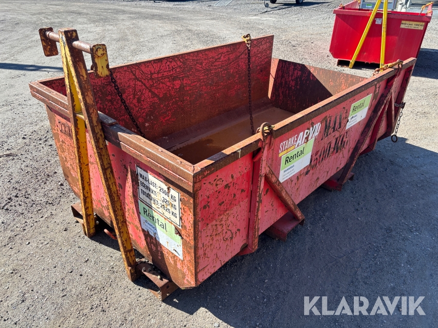 Materialbasker Starke Arvid kedjetömmande 2500kg