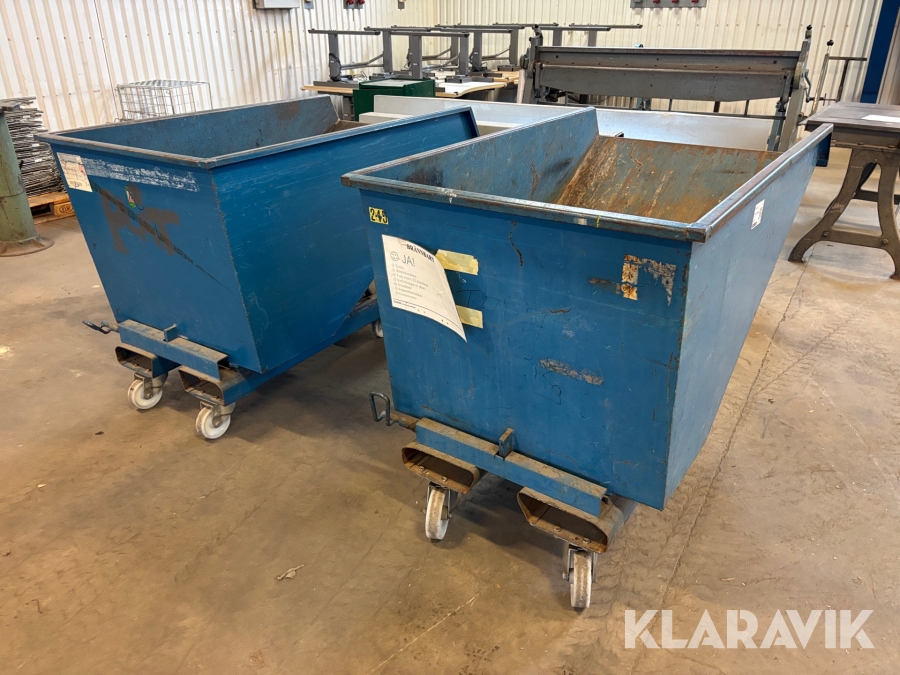 Tippcontainrar 2st