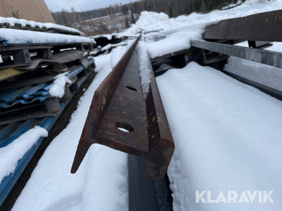 Järnvägsräls 2 st