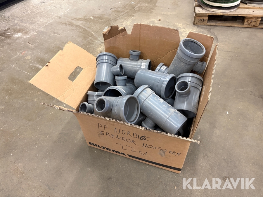 Avloppsrör Pipelife PP Nordic Grenrör 110X50X88,5*
