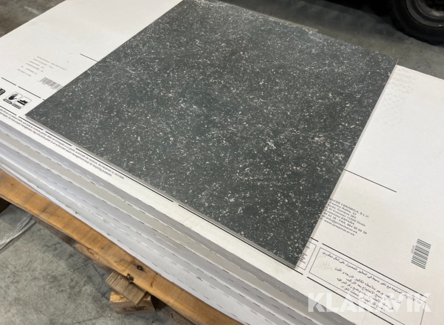 Klinker Granitkeramik Antracit 60x60 matt 50 kvm