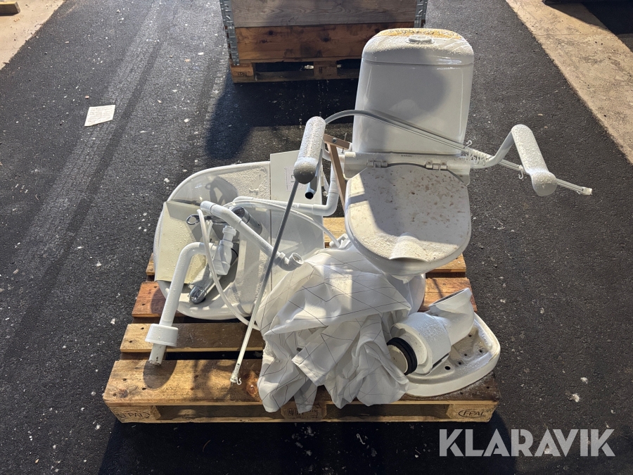 Toalettstol med handfat IDO 1st