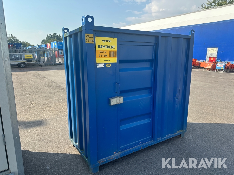 Valvcontainer Container poolen 4'