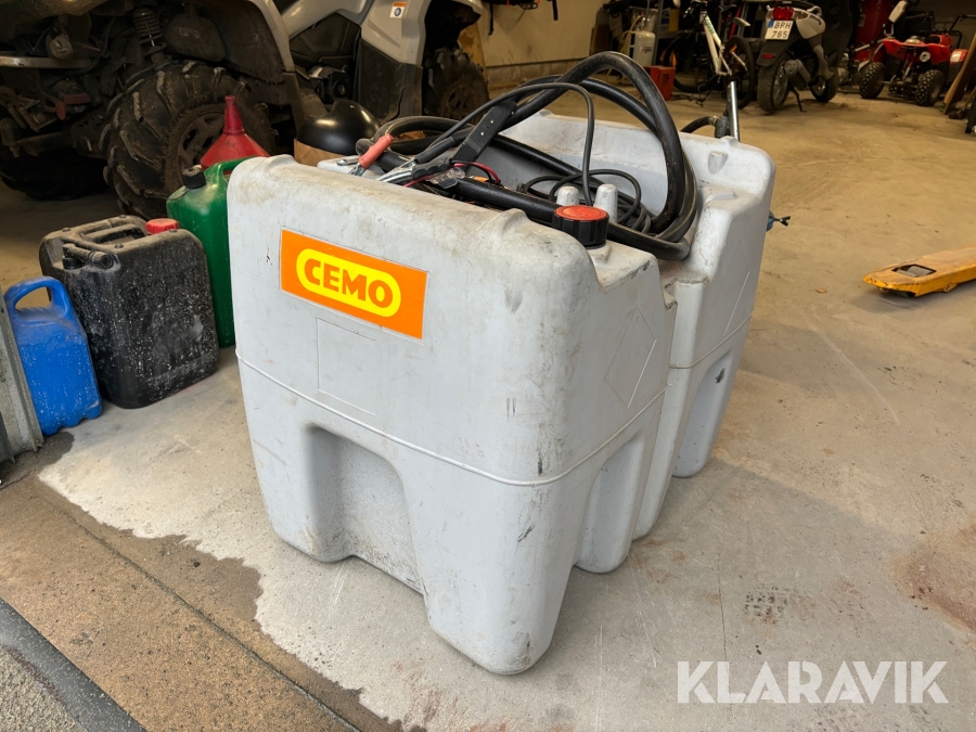 Dieseltank med pump Cemo