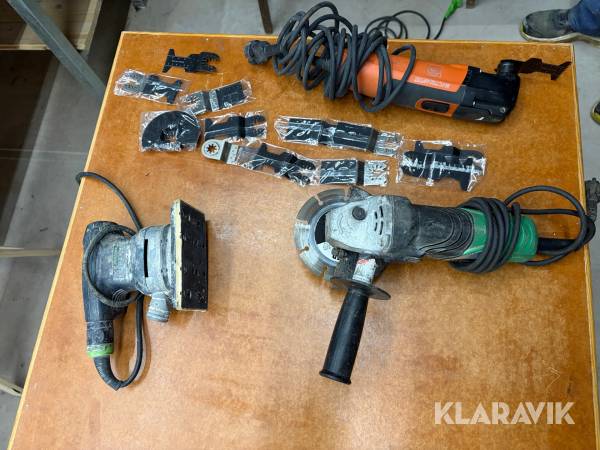 Vinkelslip, Fein multimaster, slip