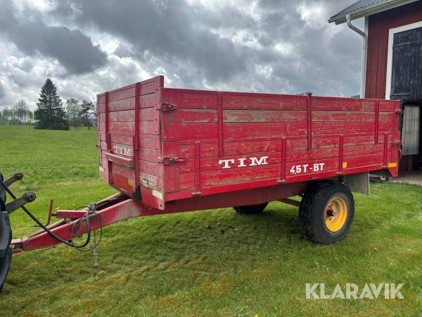 Spannmålskärra/Tippkärra TIM 4,5T-BT