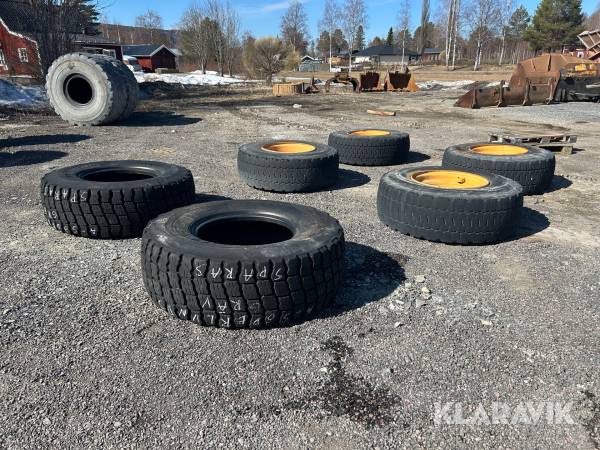 Entreprenaddäck 17.5R25  6 st