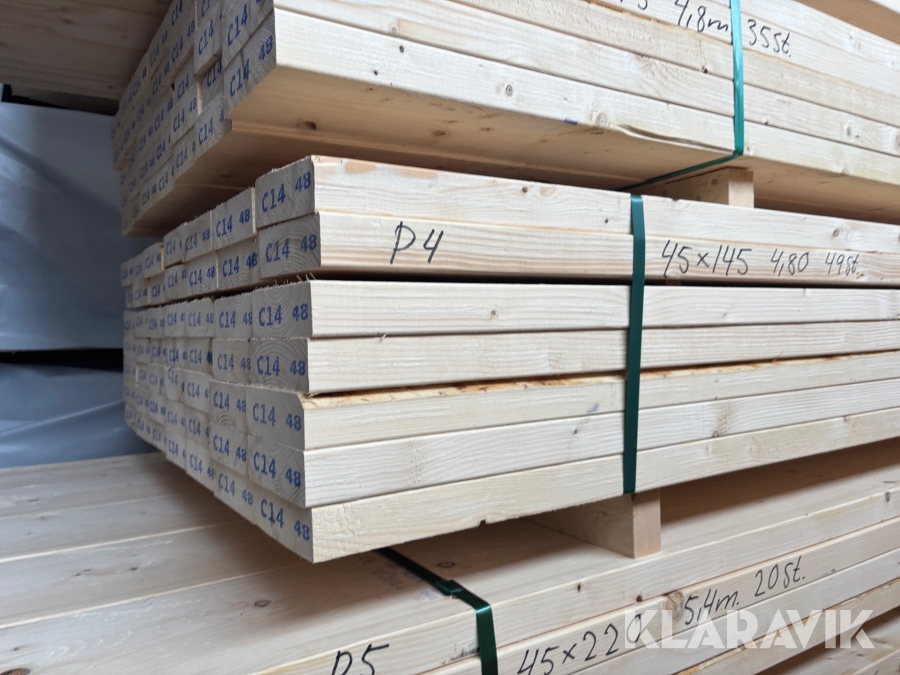 Virkespaket 45x145 4.8 49 st