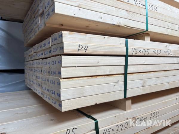 Virkespaket 45x145 4.8 49 st