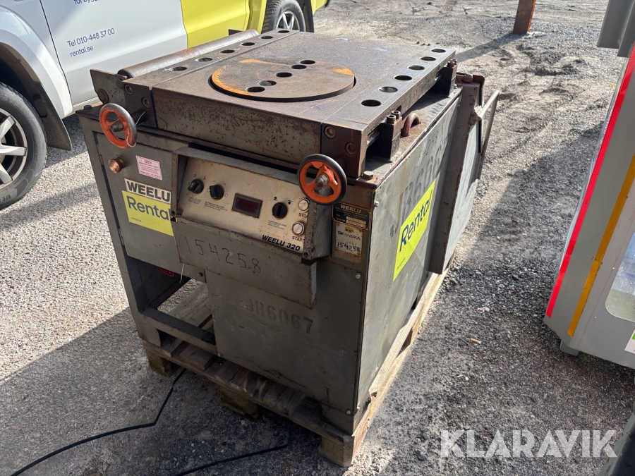 Bockmaskin armeringsjärn Weelu 320