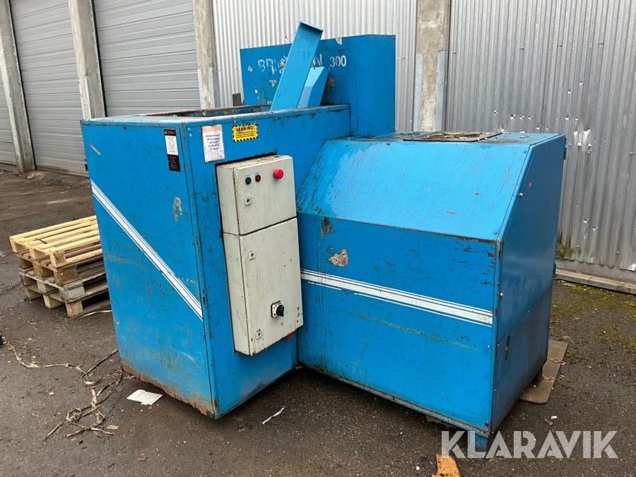 Komprimator Morinders Verkstäder Brickman 300 avfallspress