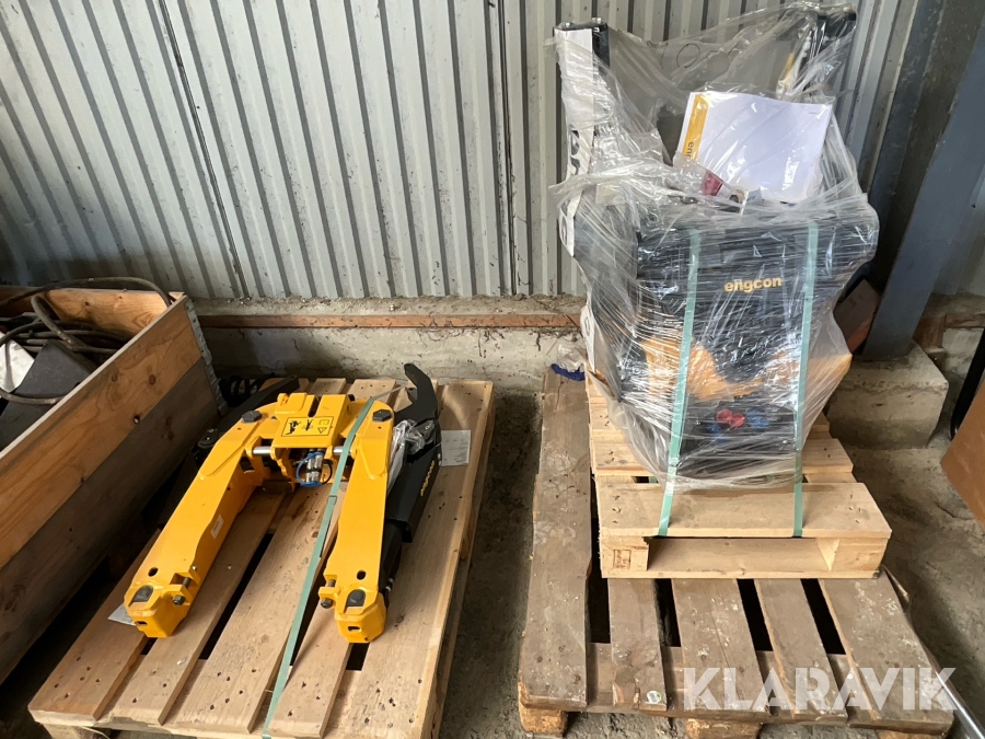 Tiltrotator Engcon 209 S45 med gripkassett