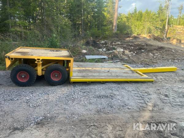 Maskintrailer 5 ton