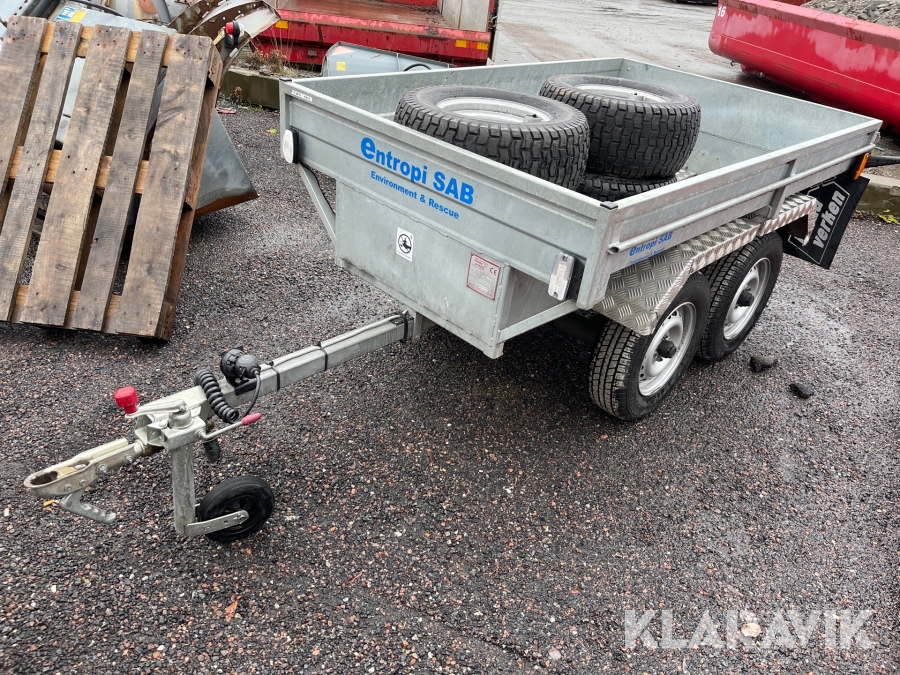 Släpvagn ATV Flodaverken LJ750 80 km/h