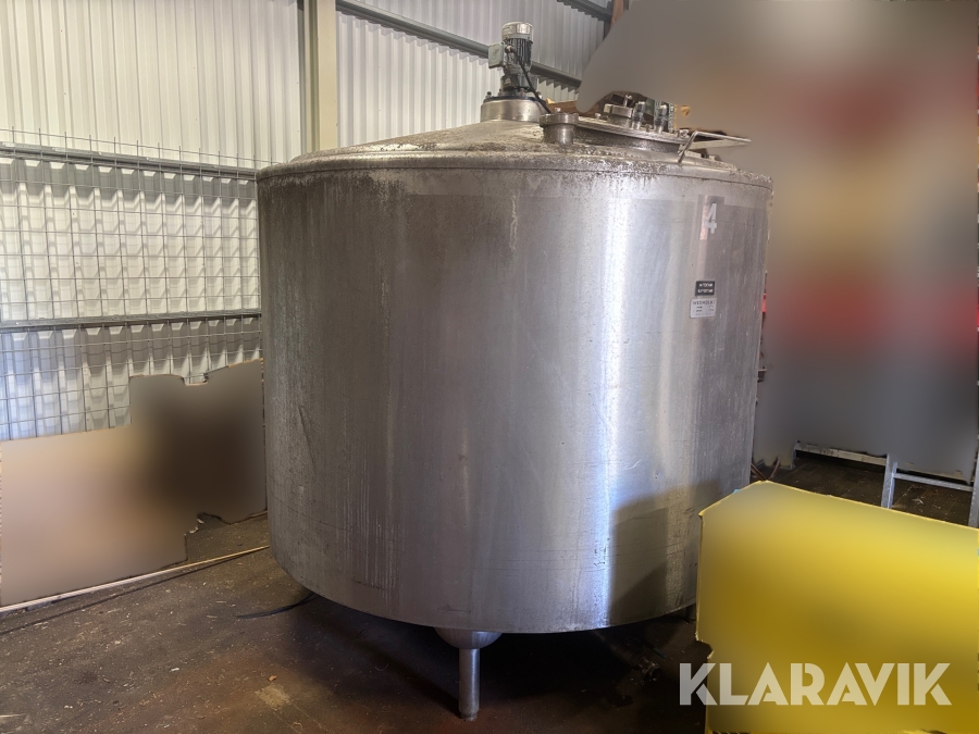 Rostfri tank Wedholms DC4