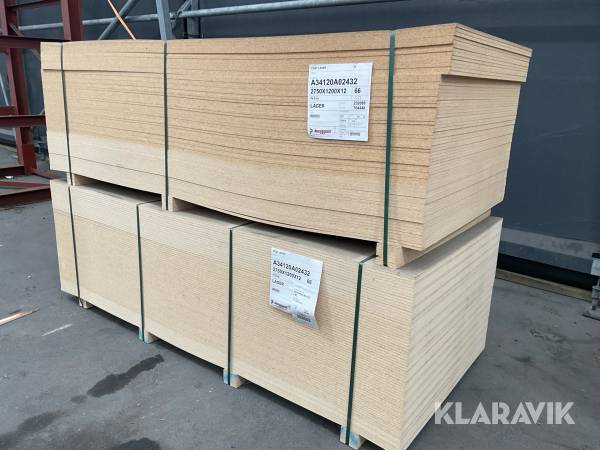 Spånskivor Byggelite 12x1200x2750mm
