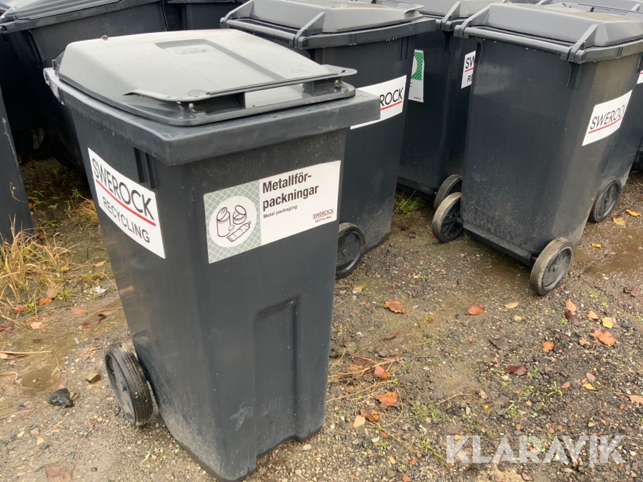 Sopkärl PWS 190 liter 10 st