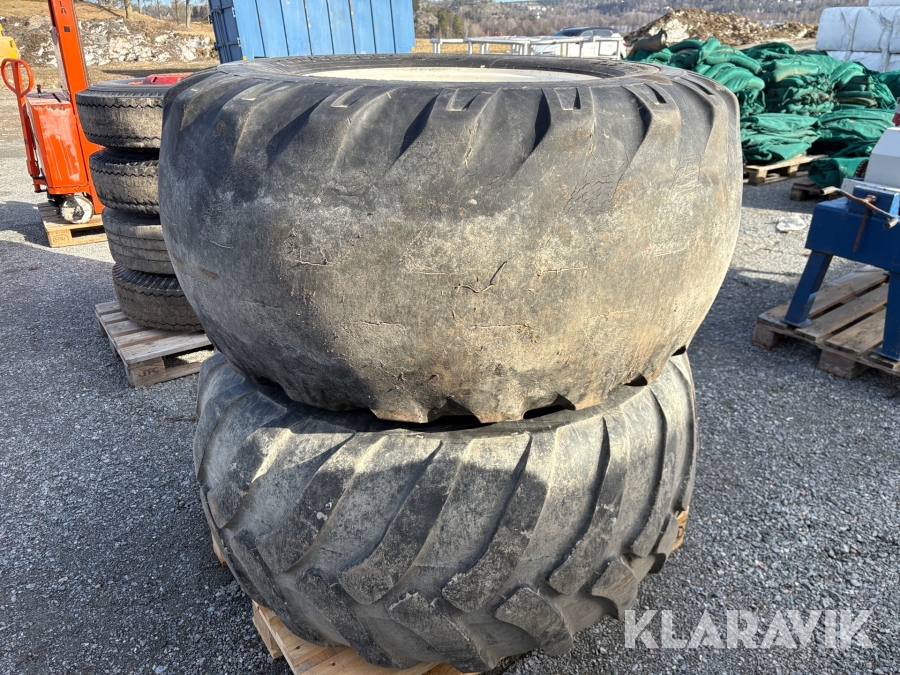 Entreprenaddäck 2 st Nokian 600/55R26.5
