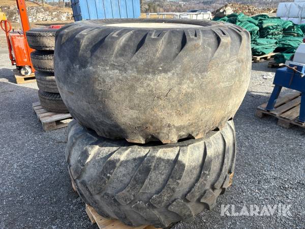 Entreprenaddäck 2 st Nokian 600/55R26.5