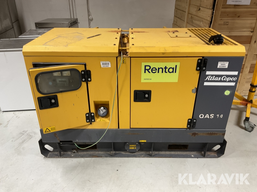 Generator Atlas Copco QAS 14 KD