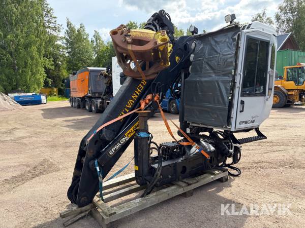 Lastbilskran Epsilon Palfinger/Epscab Q170Z96 med räckvidd ca 9-10 m