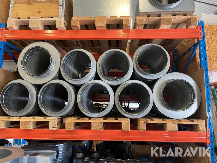 Ventilation ljuddämpare Lindab SLCU 400 900