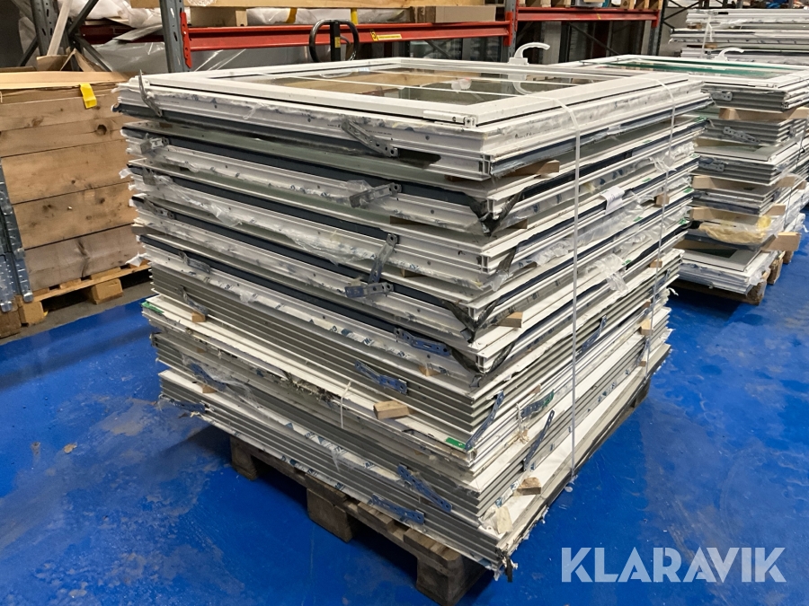 Plastfönster Salamander 9st