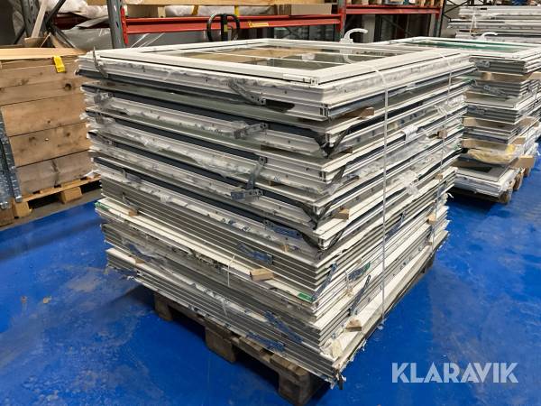 Plastfönster Salamander 9st