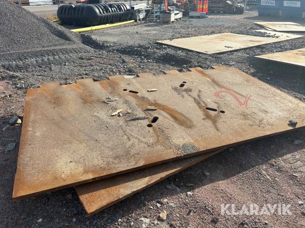 Körplåtar 2st 3x2m