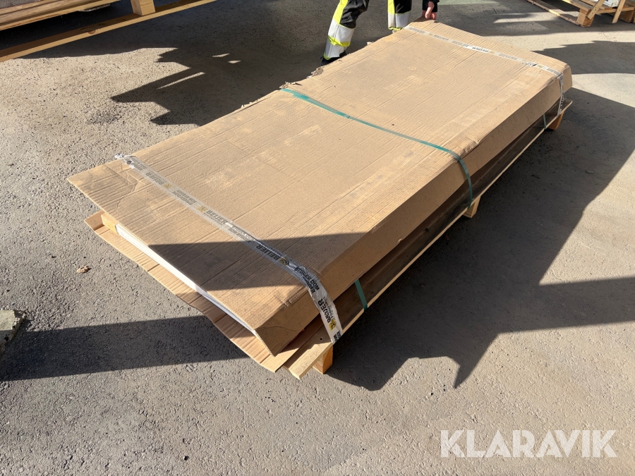 Innerdörrar Raw Ida, massiv slät vit 9x20, 4 st